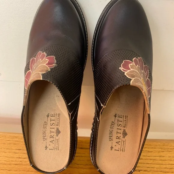 L'Artiste by Spring Step Foresee leather clogs - Picture 8 of 9